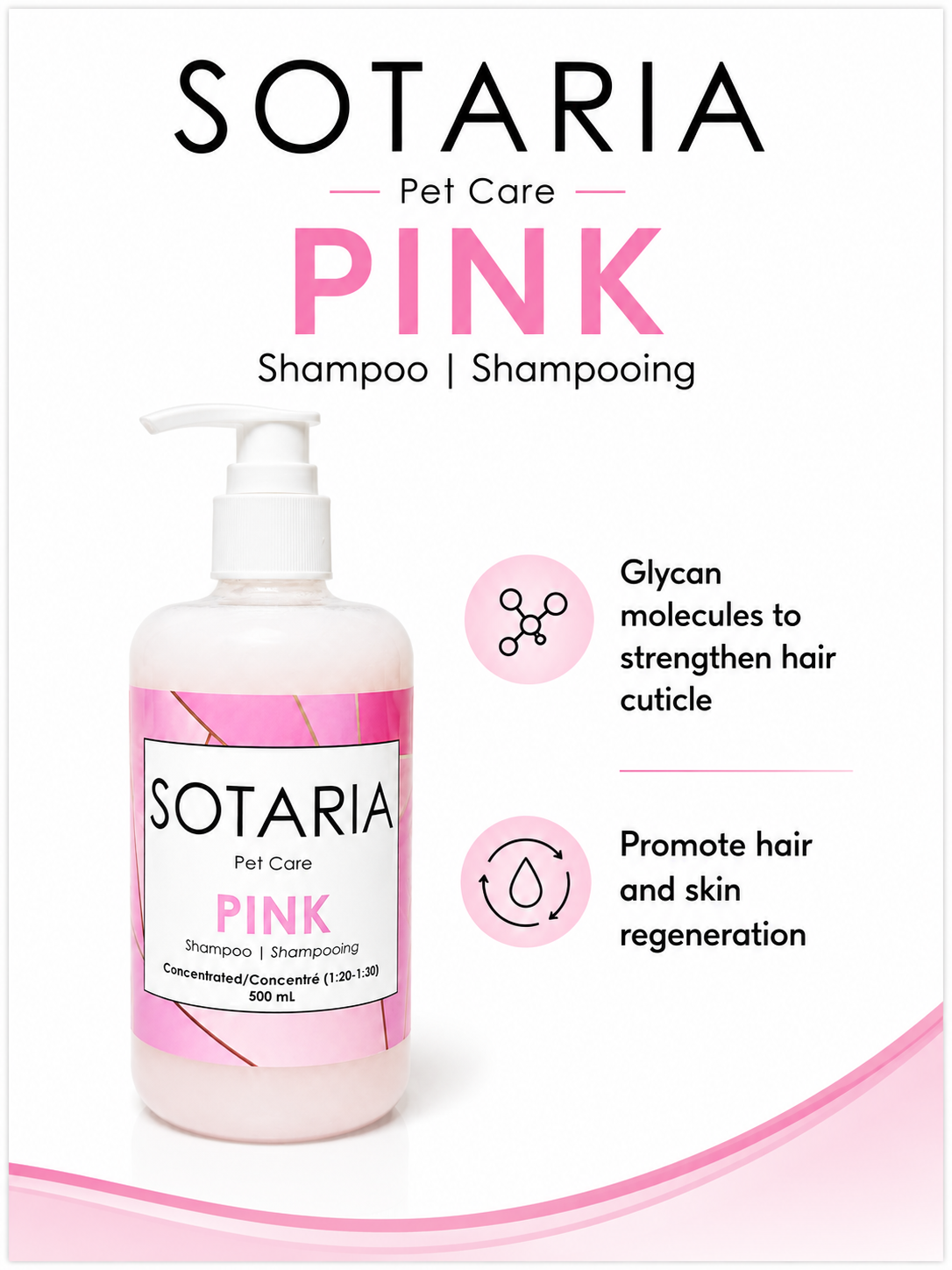 PINK Shampoo concentrate