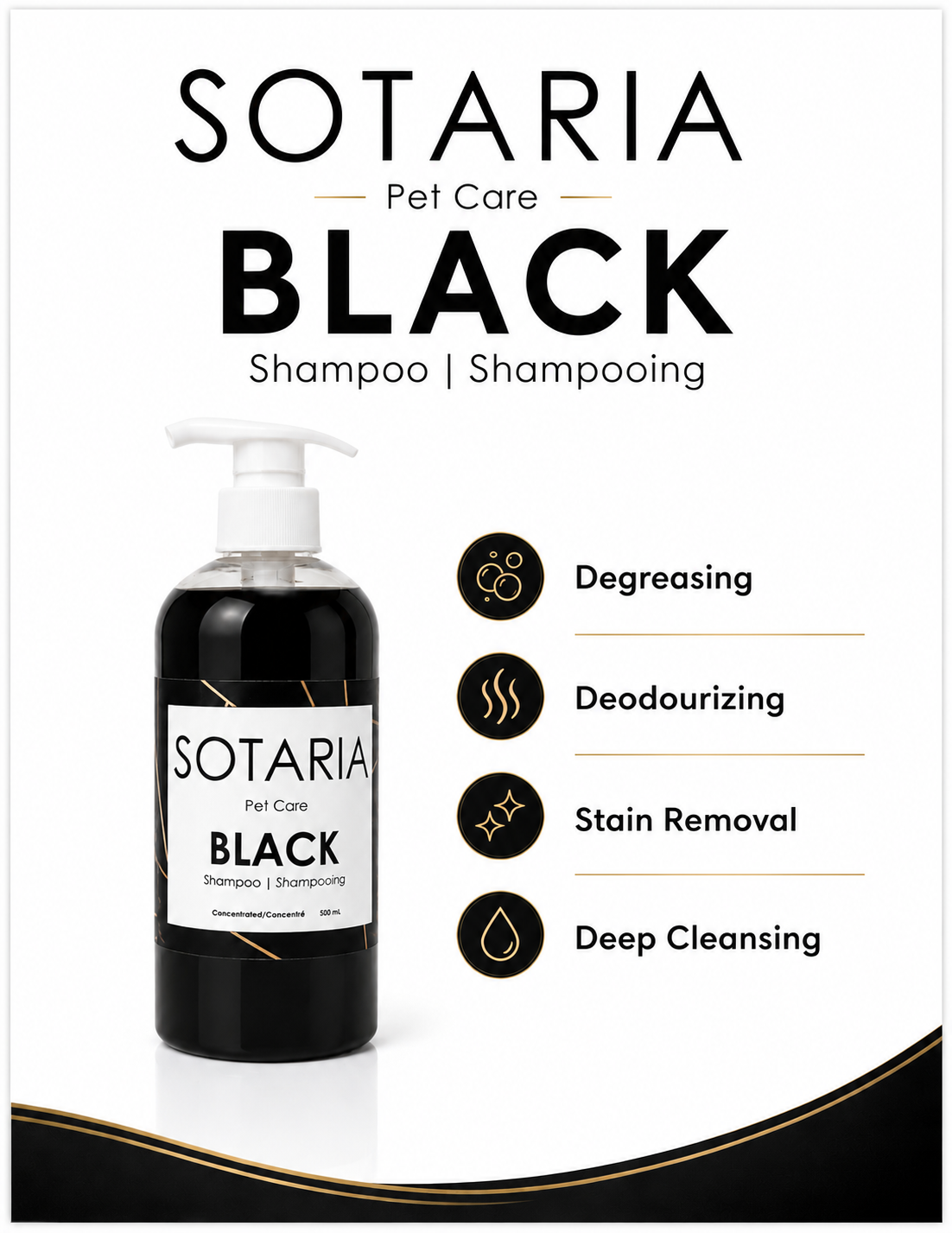 BLACK Shampoo concentrate